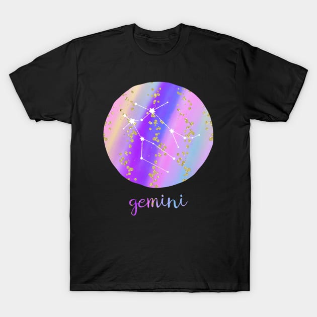 Gemini sign T-Shirt by tortagialla